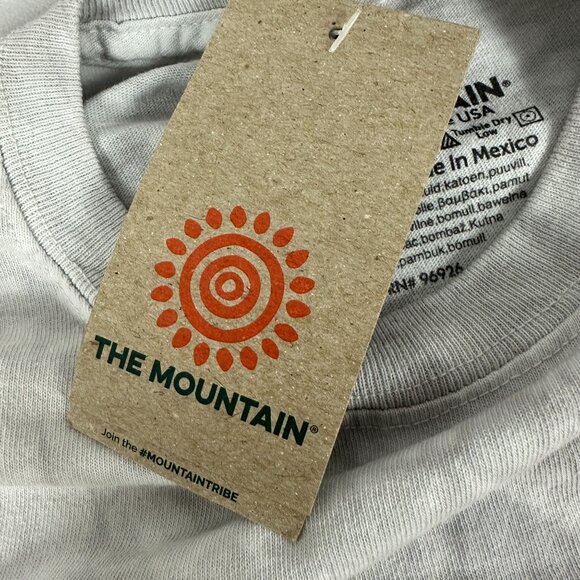 Star Spangled Banner Tie-Dye T-Shirt By The Mountain Size M 100% Cotton - Picture 5 of 6